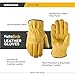 Wells Lamont Men’s Slip-On HydraHyde Full Leather Work Gloves | Water-Resistant | Extra Large (1168XL)