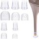 JEYORZY 5 Paar Absatzschoner Sohle für Schuhe, Absatzschoner High Heels, Transparenter High Heel Protector, Rutschfest Absatzschutz, Fersenschutz Schuhe, Stiefel-Ersatzkappe Hochzeiten Outdoor