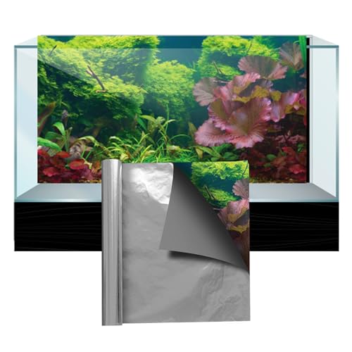 SPORN Aquarium Background, Static Cling, Tropical, 24" x 12"