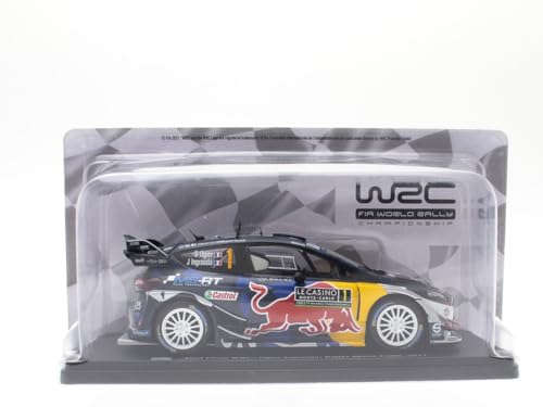 Modelo de coche a escala 1:24 OPO 10 compatible Ford Fiesta WRC miniatura 2
