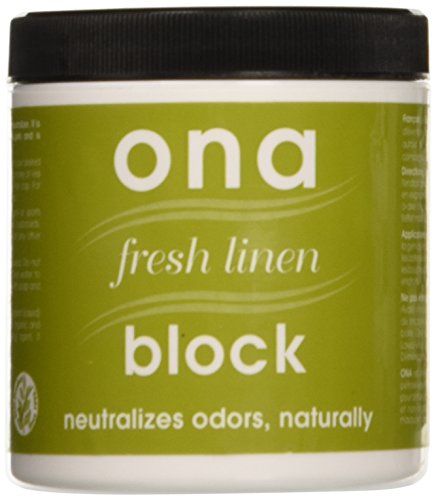 Ona Products ON10051 Ona Block Fresh Linen, 6 Ounce Automotive-air-fresheners, 6 oz, Natural