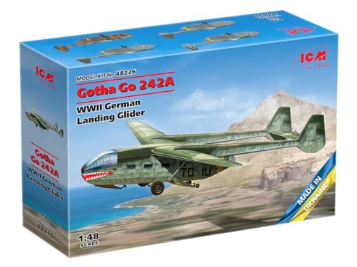 Gotha Go 242A planeur WWII ICM 48226 avec cockpit détaillé 1:48