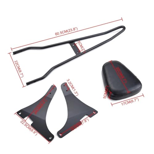 Porte-bagages rigide Sportster finition premium pour custom 883 1200
