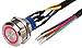 MULTICOMP MPB22-A0F10E-312-T1Q Illuminated Pushbutton Switch, MPB22 Series, SPST-NO, SPST-NC, Momentary Spring Return, 5 A, 250 V