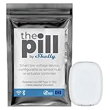 The Pill by Shelly - WLAN- und Bluetooth-Gerät das mit Verschiedenen Sensoren Verbunden Werden Kann, USB-C, Temperatur, Luftfeuchtigkeit, Überwachung, Steuerung von DC-Lasten, 3 Ein-/Ausgänge