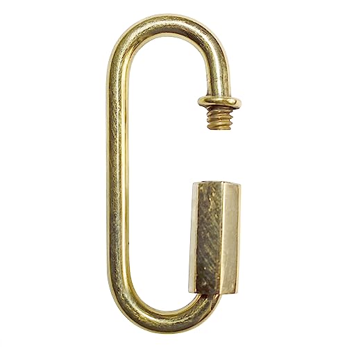 RCH Hardware QL-BR01-55 Brass Quicklink, 8 Gauge, Polished Brass (2 Pack)