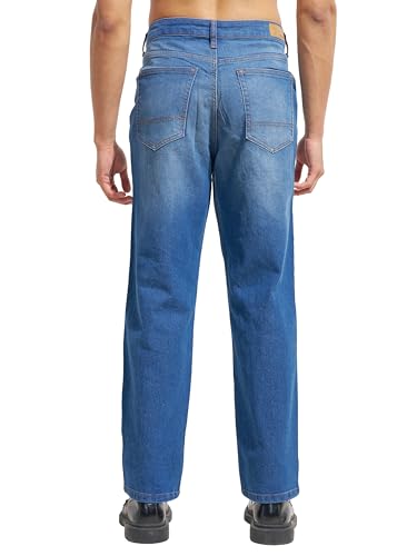 Image of Highlander Men's Straight Relaxed Fit Jeans | Stretchable | Everyday Comfort & Style| Jeans for Man|Premium Cotton Blend