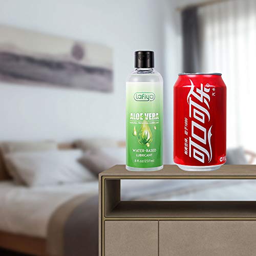 Lafiya Aloe Personal Lubricant, Organic Water Based Long Lasting Lube For Sex, Sexual Lubricant For Sensitive Skin 8 Oz- Paraben Free #TOP6