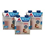 Atkins Strawberry Protein-Rich Shake, Gluten Free, Keto-Friendly, 12 Count