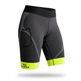 HANKER Mallas Cortas de compresión Hombre con Bolsillos para Trail Running