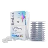Boca Bella Teeth Whitening U-Wraps – 10 Treatments – 15% Hydrogen Peroxide, Enamel-Safe, No Sensitivity – Patented Strip Design with Aloe, Calendula & Peppermint – Fast, Even Whitening