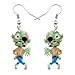 Produktbild nobrand Frauenohrringe Acryl Cartoon Anime Horror Zombie Ohrringe Drop Dangle Schmuck