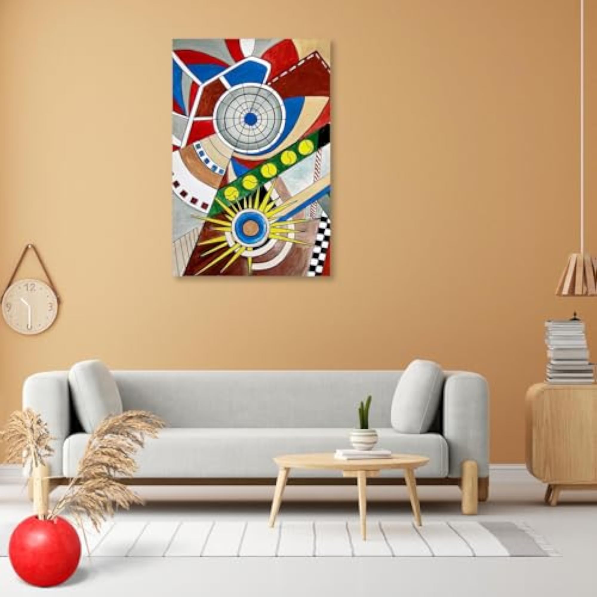 Modern Abstract D1 Peel & Stick Vinyl Wall Sticker