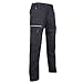 LMA 1425 Basalte Pantalon en Tissu Canvas Extensible, Noir, Taille 44 Homme