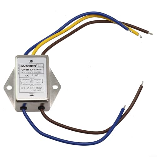Supresión avanzada de interferencias, filtro de alimentación de CA 250V línea para EMI purificador de audio CW1BL 3A6A10A (CW1B-6A-L)