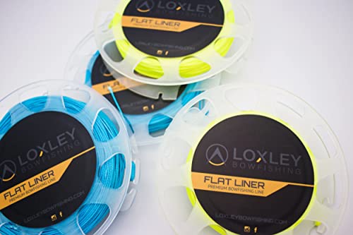 Loxley Premium Bowfishing Line - 250 Lb Braided Fishing Line Made With 8 Strands Of Dyneema Cord - 45 Yard Spool Best For Spinner Reels - Bright Blue 250# Blue/ 45 Yards #TOP3