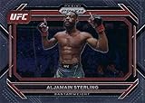MMA Trading Card 2023 Panini Prizm UFC #56 Aljamain Sterling Horizontal NM Near Mint