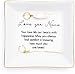 Nonna regalo per compleanno "Love you Nana" piatto per nonna, regalo personalizzato per la festa della mamma, Natale da nipoti