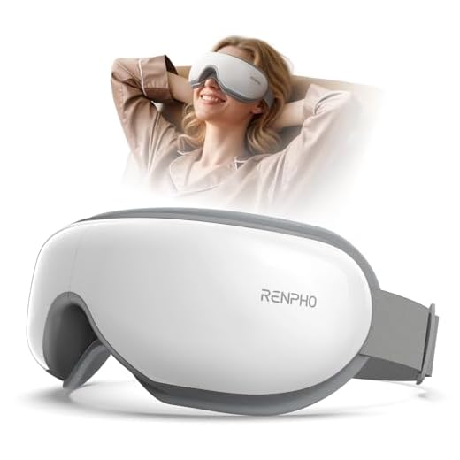 RENPHO Eyeris 1 Eye Massager with Heat, Heated Eye Mask with Bluetooth Music for Migraine, Face Massager to Relax, Eye Care Device for Eye Strain, Migraine Relief, Eye Bags, Dry Eyes, Birthday Gifts