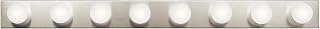 Kichler Linear Bathroom Vanity Light Fixture 48” in Brushed Nickel, Modern 4-Light Design, 628NI
