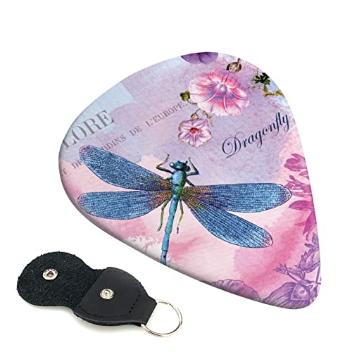 Lot de 6 médiators pour guitare acoustique, guitare électrique, basse, ukulélé Rose Fleur et libellule – Fin, moyen et… - Les Beatles, Paul McCartney, John Lennon, RIngo Starr, George Harrison Lot de 6 médiators pour guitare acoustique, guitare électrique, basse, ukulélé Rose Fleur et libellule - Fin, moyen et…