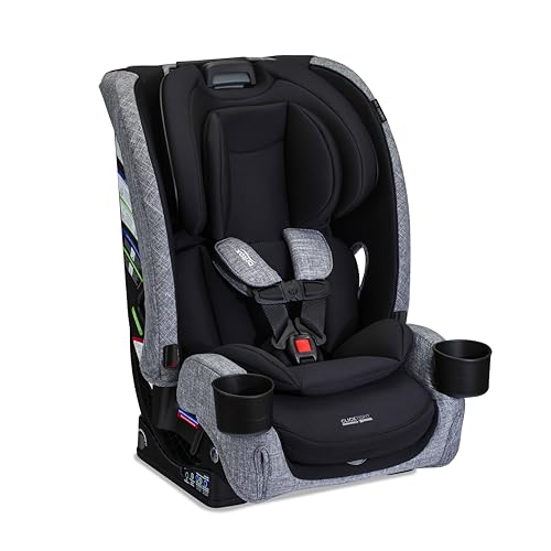 Britax One4Life Slim All in One Car Seat, Up to 10 Years of Use with Rear Facing, Forward Facing, & Booster Modes, 17.5” Slim Car Seat Design, ClickTight Installation & SafeWash Fabrics — Raven Black
