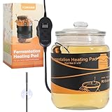 FOWARM 5''x19'' Kombucha Heating Wrap with Digital Thermostat, Adjustable Fermentation Heater Belt for 1Gallon Jars & Carboys, Precise Temperature Control Heated Pad for Beer, Wine & Mead Brewing
