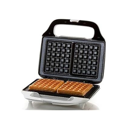 Domo XL Waffelautomat mit Waffelgabel für leckere XL-Belgische Waffeln (230 x 135mm) – Bild 4