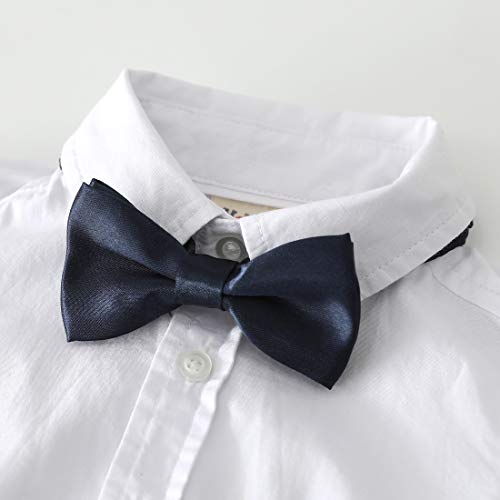 Image of MOMOLAND Infant Baby Boys Woven Button Up Bodysuit Shirt