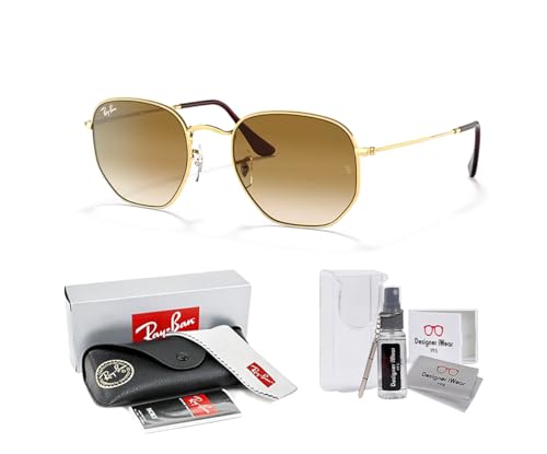Ray-Ban RB3548 Hexagonal Sunglasses For Men For Women +BUNDLE with ACCESSORY EYEWEAR KIT2