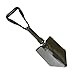 Produktbild 10T Mini-Spade BW Klappspaten mit Säge Outdoor Spaten Feldspaten Schaufel mit seitlich eingefräßten Sägezähnen, 2-fach klappbar
