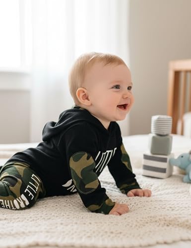 Image of Newborn Baby Boy Cotton Fake Tattoo Sleeve Romper Rockabilly Bodysuits Outfits Clothes