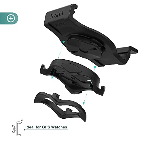 Image of TUSITA 26mm QuickFit Quarter-Turn Bike Mount Compatible with Garmin Fenix 6X Pro, Fenix 7X, Quatix 6X Solar,Enduro,Tactix Delta