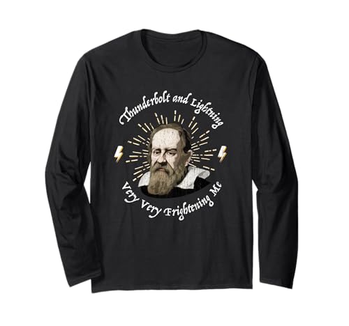 Funny Galileo Thunderbolt Lightning Very Frishening Me Meme ����T�V���c