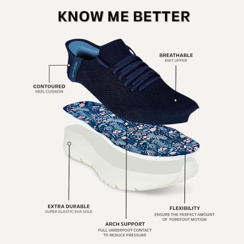 Image of KazarMax Women's Comfotable | Lightweight Active Wear | Slip-On Sneaker | Casual Shoes for Running, Gym and Walking