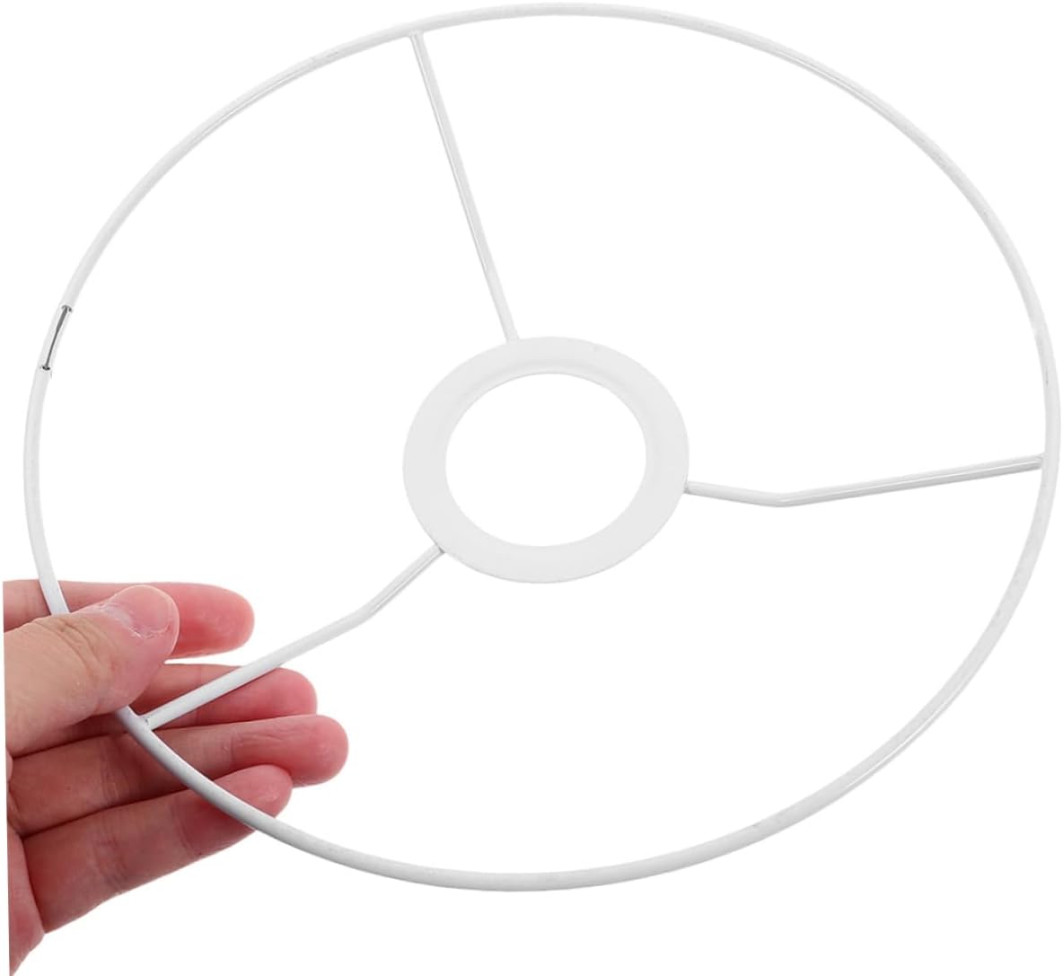 1 Set DIY Lampshade Frame Ring Sturdy Construction for Light Fixture Versatile Lamp Shade Holder for Table Floor and Ceiling Lamps Elegant Design for Home Lighting