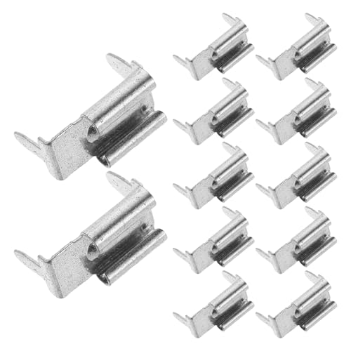 OSALADI Lot de 50 Porte-fusibles Miniatures en Alliage Métallique, Clips de Fusibles en Verre Automobile, Installation Facile en Ligne, Accessoires Électriques pour Voitures, Motos