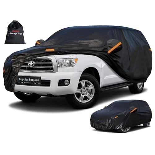 Kayme Heavy Duty Car Cover Waterproof All Weather, Custom Fit for Tesla Model S, Outdoor Full Exterior Cover with Charging Port and Breathable Ventilation Mesh, Sun and Rain Protection. grey
