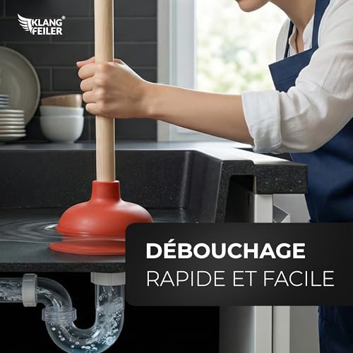 Klangfeiler® Ventouse deboucheur - 140mm - Fabricado en Alemania – vue 3