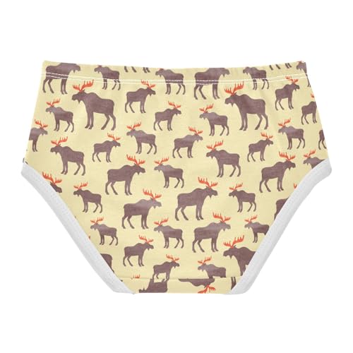Girls' Underwear Moose Cotton Stretch Comfort Toddler Panties2