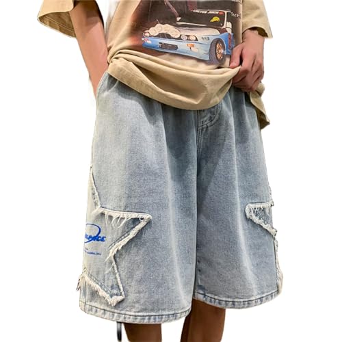 Short en jean léger pour garçon avec taille élastique confortable
