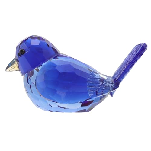 Statuette décorative animale en cristal facetté : le prestige d'un mini presse-papier de bureau