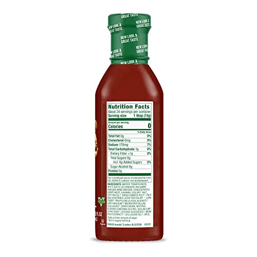 Walden Farms Ketchup 12 Oz. Bottle (Pack Of 6) Fresh & Delicious Salad Topping - 0G Net Carbs Condiment, Kosher Certified - Perfect For Fries, Burgers, Meatloaf, Pizza, Hotdogs And More #TOP1