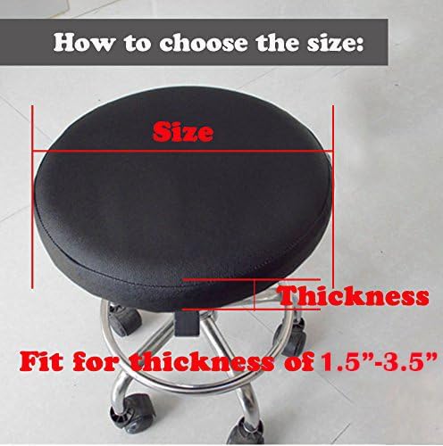 Miniatura 5 de Sigmat Funda para taburete de bar antideslizante de PU, 2 unidades