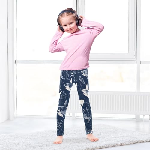 Toddler Girls Leggings Printed Yoga Pants Leggings Sharks Club for Kids4
