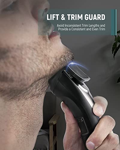Suprent Adjustable Beard Trimmer For Men With Precision Dial, Professional Cordless Usb-C Hair Trimmer With 38 Adjustable Lengths #TOP2