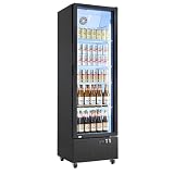 VEVOR Commercial Merchandiser Refrigerator, 12.7 Cu.Ft / 360 L Glass Door Display Refrigerator, Upright...
