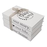 [Une beauté rustique] Partagez le charme de ces piles de livres décoratives avec vos proches comme ajout attentionné à leur décoration d'intérieur lors d'occasions spéciales.