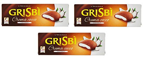 3X Vicenzi Grisbi Cocco 150G Biscotti Con Crema Di Cocco Biscotti Torta Bar