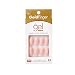 GoldFinger Gel Glam Ready-to-Wear Gel Manicure MATTE BABY PINK 24 nails With Pink Gel Glue and stick